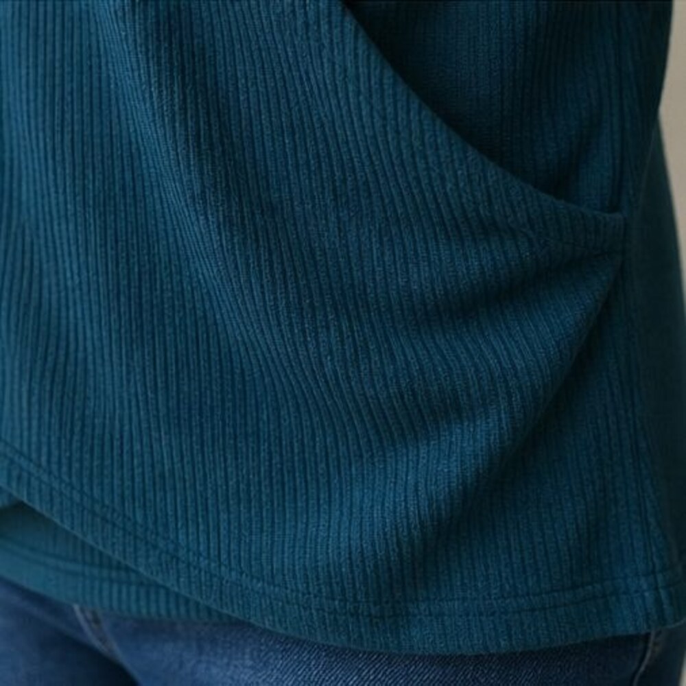 Teal Ruffle Blouse - Picture 6 of 6
